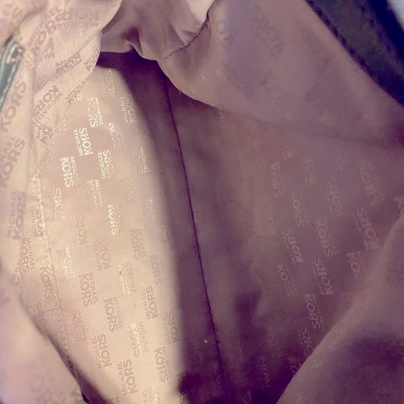 Michael Kors Medium Gray Pebbled Leather Hamilton Handbag 10” x 15” - Picture 13 of 13